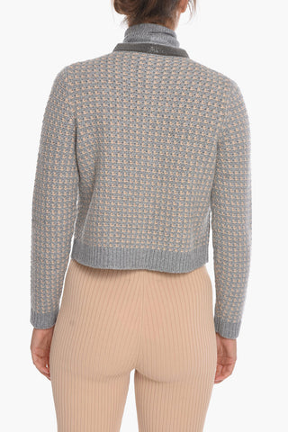 Cashmere-blend Cardigan with Beaded Detail