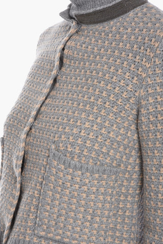 Cashmere-blend Cardigan with Beaded Detail