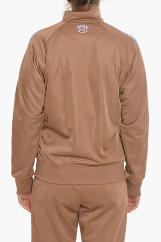 Felpa UNISEX Con Bande Laterali a Contrasto e Logo in Rilievo