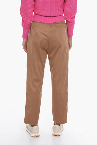 Solid Color UNISEX Joggers with Contrasting Side Bands