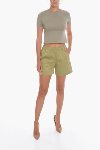 Jersey PUTTY T-shirt with Cut Out Detailing