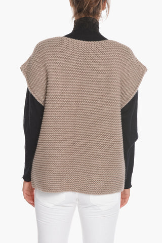 Cashmere Oversized Sleeveless Sweater