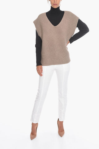 Cashmere Oversized Sleeveless Sweater