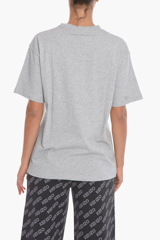 T-shirt UNISEX Girocollo con Scritta Glitter