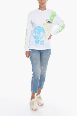 Printed Long Sleeve UNISEX Crew-neck T-Shirt
