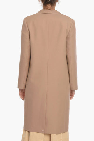 Wool-gabardine OCKLEY Single-breasted Coat