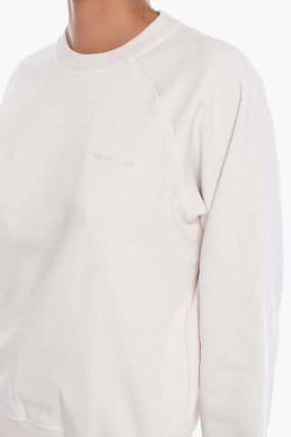Crew Neck GITTA Fleece Cotton Sweatshirt