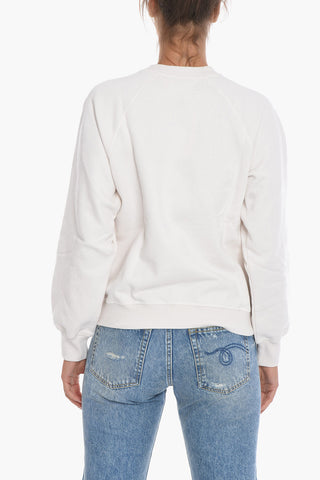 Crew Neck GITTA Fleece Cotton Sweatshirt
