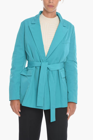 Double-breasted MAREN Padded Blazer with Belt