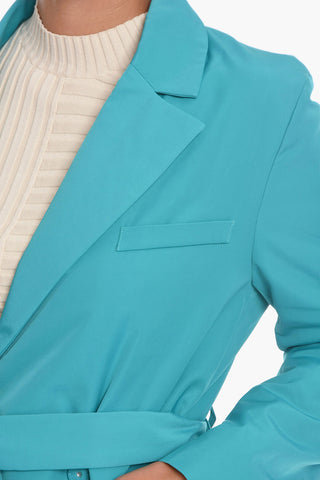 Double-breasted MAREN Padded Blazer with Belt