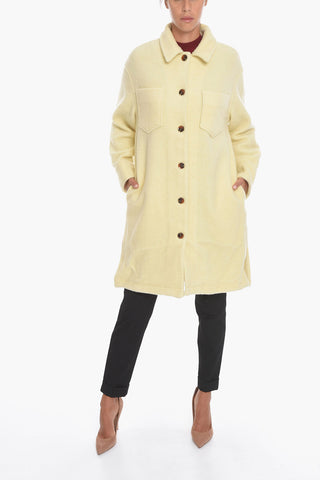Boiled Wool Blend DIORA Coat