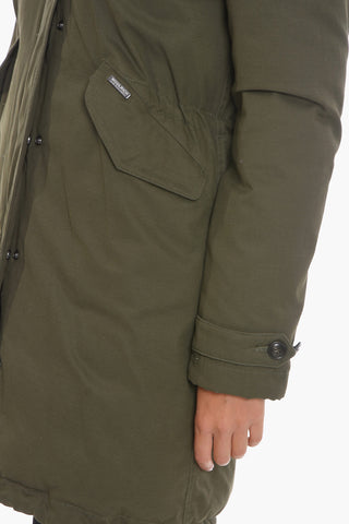 Cotton NOULA ESKIMO Down Jacket with Faux Fur on the Hood