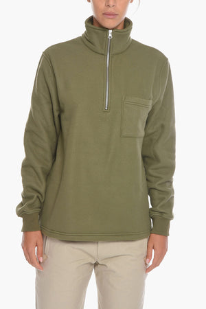 Fleece Sweater JARBO with Half Zip