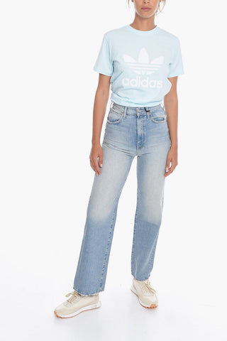 Jeans Boyfriend fit in Denim Lavaggio Chiaro