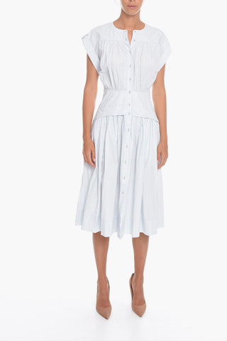 Maxi Vestito CHARLIE In Cotone con Manica corta Turn Up