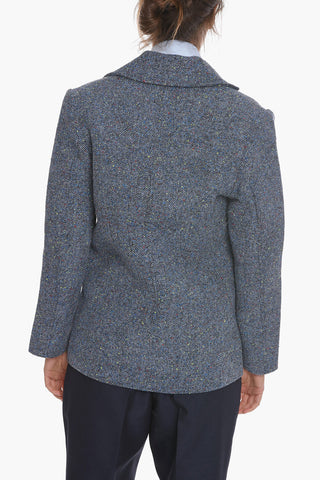 Blazer in Misto Lana HUNTER con Tasche ad Aletta