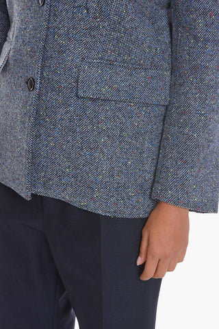 Blazer in Misto Lana HUNTER con Tasche ad Aletta