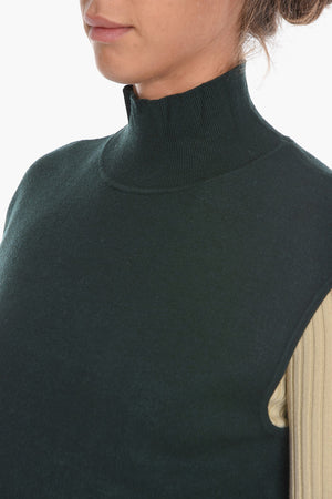 Mixed Viscose High-Neck Vest NIKA