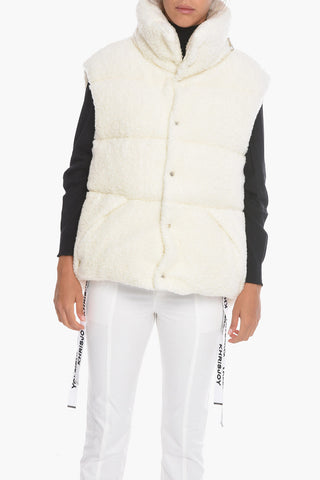 Sleeveless Teddy Down Jacket