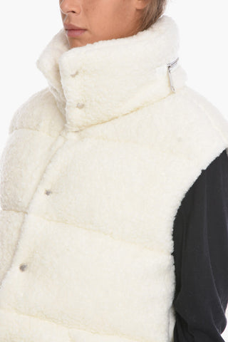 Sleeveless Teddy Down Jacket