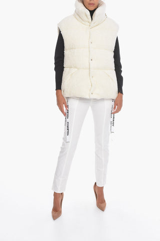 Sleeveless Teddy Down Jacket