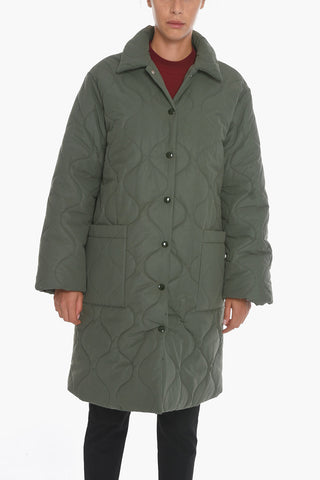Quilted SARAH Single-breasted Coat