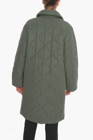 Quilted SARAH Single-breasted Coat