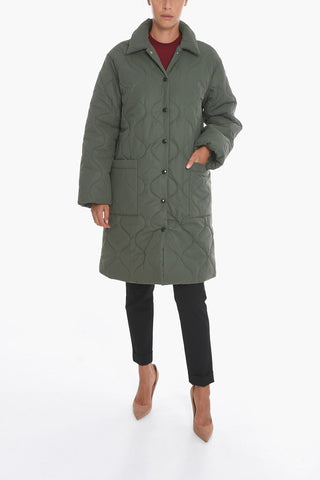 Quilted SARAH Single-breasted Coat
