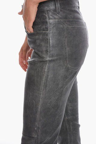 ETOILE Pantaloni Slim Fit TEA in Pelle