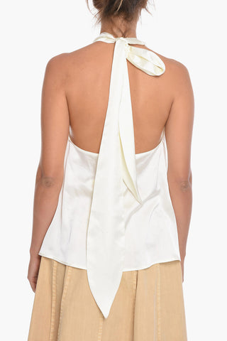 Tie Neck Satin ELVIRA Top