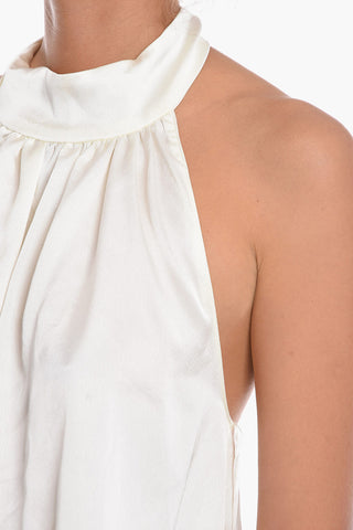 Tie Neck Satin ELVIRA Top