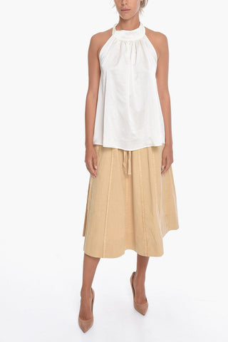 Tie Neck Satin ELVIRA Top