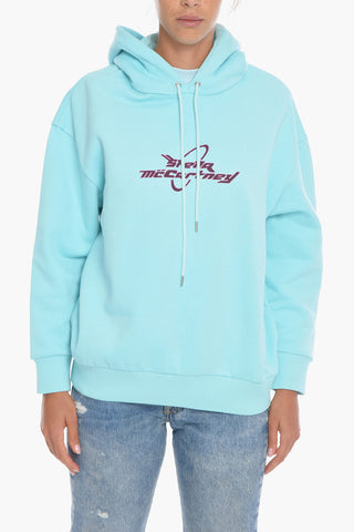 Hoodie Sweatshirt with Moto Logo Print