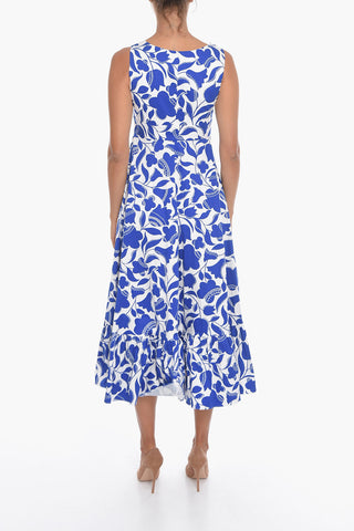 Floral-Printed ZIGZAG Maxi Dress