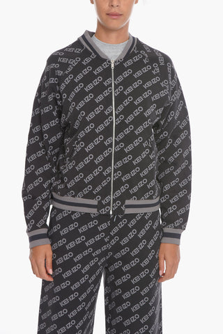 All-Over Logo Two-Tone Sweatshirt