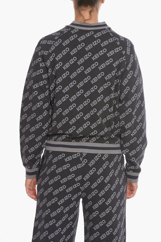 All-Over Logo Two-Tone Sweatshirt