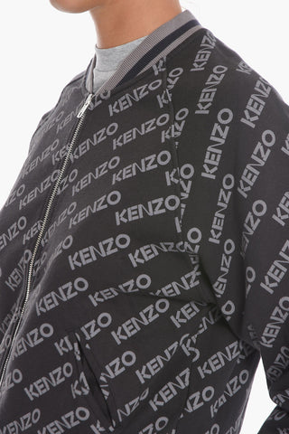 All-Over Logo Two-Tone Sweatshirt