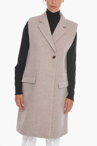 Cappotto Smanicato VALERY in Misto Lana
