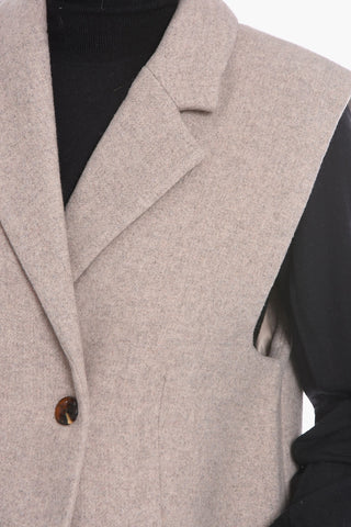Cappotto Smanicato VALERY in Misto Lana