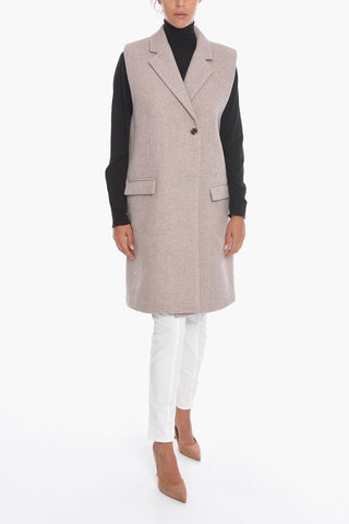 Cappotto Smanicato VALERY in Misto Lana