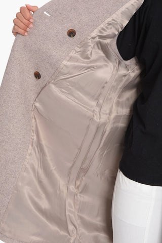 Cappotto Smanicato VALERY in Misto Lana