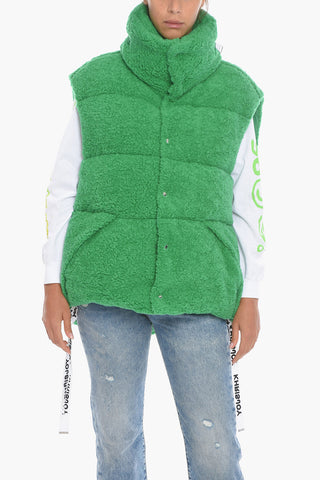 Sleeveless Teddy Down Jacket