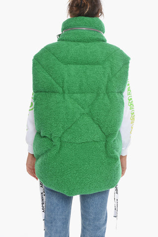 Sleeveless Teddy Down Jacket