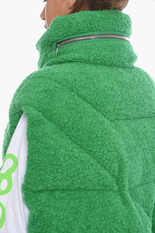 Sleeveless Teddy Down Jacket