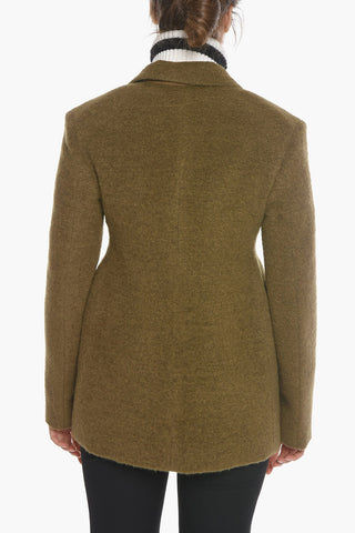 Blazer in Misto Lana d'alpaca con Doppiopetto
