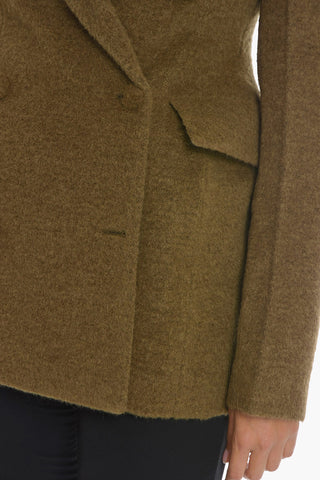 Blazer in Misto Lana d'alpaca con Doppiopetto