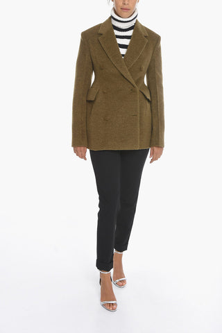 Blazer in Misto Lana d'alpaca con Doppiopetto