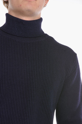 Virgin Wool Turtleneck Sweater