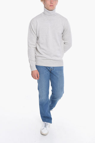 Virgin Wool Turtleneck Sweater