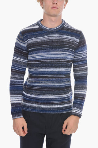 Striped Crew-Neck Sweater